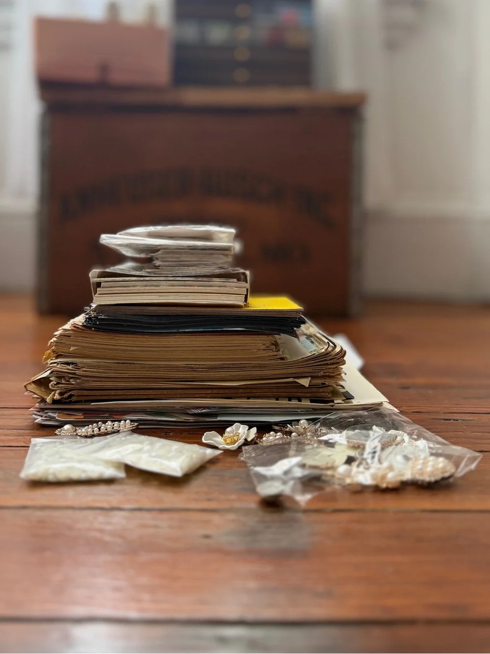 Huge Lot 5lbs paper ephemera + junk journal mix mostly vintage